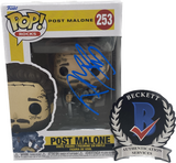 Post Malone Signed Autographed Funko Pop Rocks Figure #253 Beckett COA