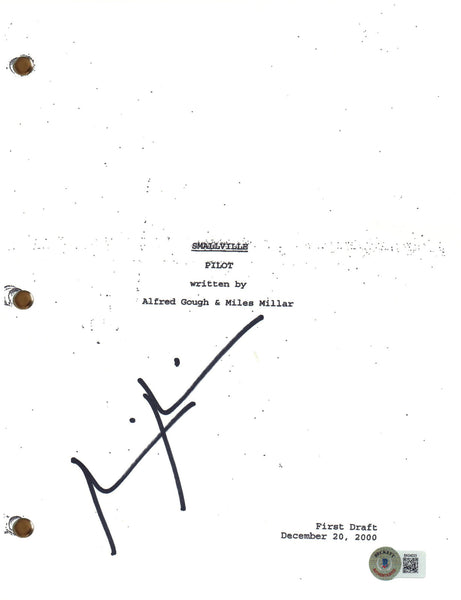 Miles Millar Signed Autograph Smallville Full Pilot Episode Script Beckett COA