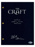 Skeet Ulrich Signed Autographed The Craft Movie Script Proof Beckett BAS COA