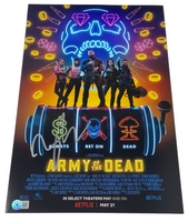 Zack Snyder Signed Autographed Army of The Dead 11x17 Movie Poster Beckett COA