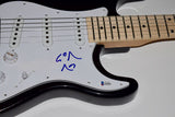 Lin Manuel Miranda Signed Autographed Electric Guitar Hamilton Beckett BAS COA