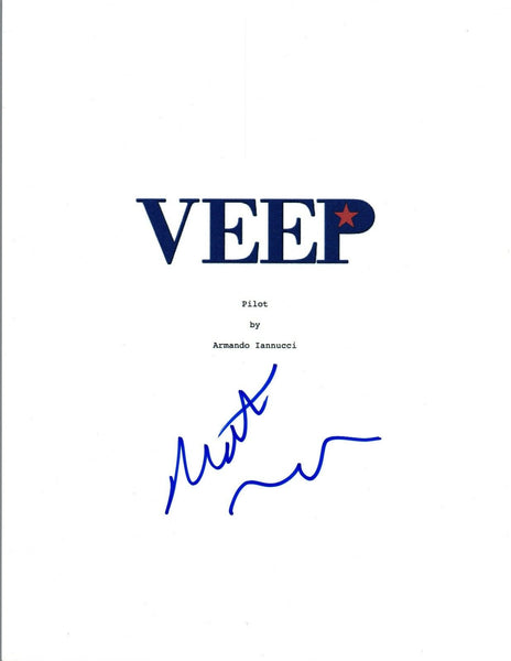 Matt Walsh Signed Autographed VEEP Pilot Episode Script COA VD