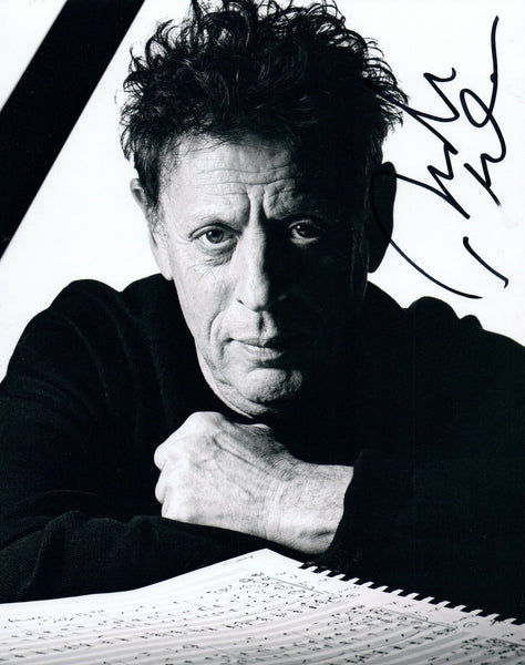 Philip Glass The Philip Glass Ensemble Signed Autographed 8x10 Photo COA