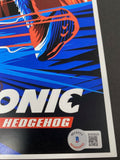 Ben Schwartz Signed Autograph Sonic The Hedgehog 12x18 Movie Poster Beckett COA