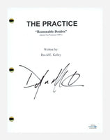 Dylan McDermott Signed Autograph The Practice Reasonable Doubts Script ACOA COA