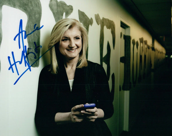 Arianna Huffington Signed Autographed 8x10 Photo The Huffington Post COA VD