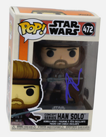 Alden Ehrenreich Signed Autograph Funko Pop Star Wars Han Solo 472 Beckett COA