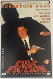 John Travolta Signed Autograph PULP FICTION 11X17 Movie Poster Photo PSA/DNA COA