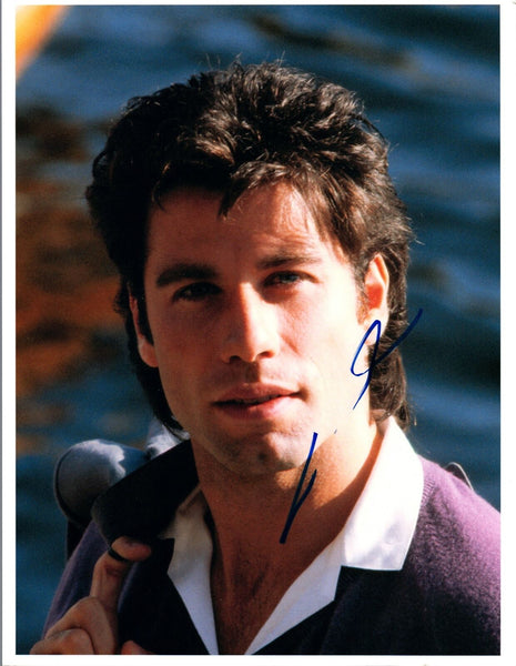John Travolta Signed Autographed 8x10 Photo Grease Saturday Night Fever COA VD