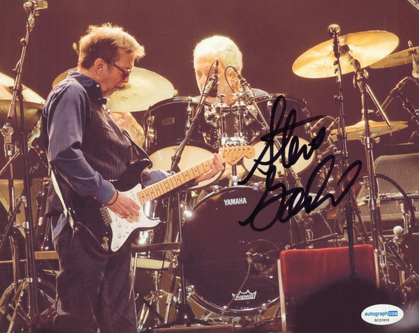 Steve Gadd Signed Autograph 8x10 Photo Eric Clapton Steely Dan Drummer ACOA