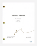 Nicolas Cage Signed Autograph National Treasure Movie Script Screenplay ACOA COA