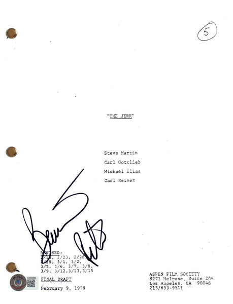 Bernadette Peters Signed Autograph The Jerk Full Movie Script Beckett COA