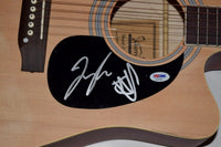 Florida Georgia Line Signed Acoustic Guitar Tyler Hubbard Brian Kelley PSA COA