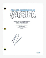 Kiernan Shipka Signed CHILLING ADVENTURES OF SABRINA Pilot Script ACOA COA
