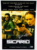 Benicio Del Toro Signed Autograph Sicario Movie Poster Photo 12x18 Beckett COA