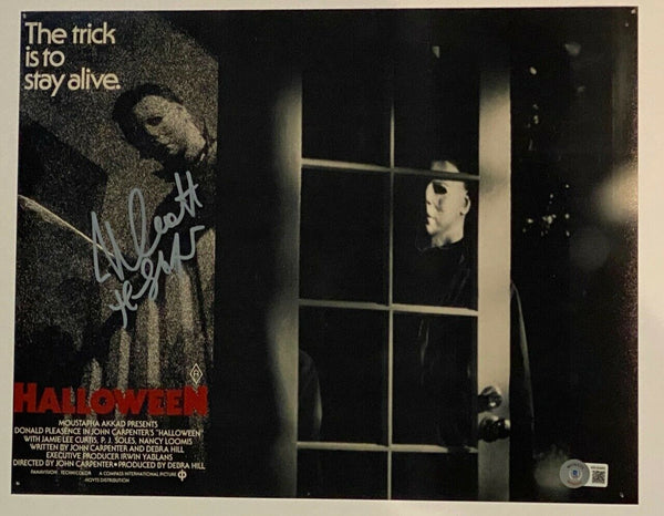 Nick Castle Signed Autographed 11x14 Photo Halloween Michael Myers Beckett COA
