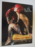 Moni Marino Signed Autographed 11x14 Photo Tattoo Artist Hot Sexy COA VD