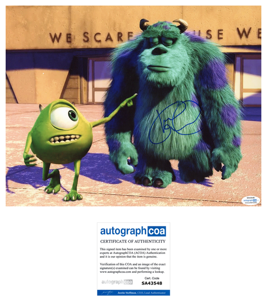 John Goodman Signed Autographed 11x14 Photo Monsters Inc Sully ACOA COA