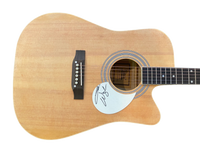 Waylon Jennings Signed Autograph Full Size Acoustic Guitar Country ACOA COA