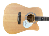 Waylon Jennings Signed Autograph Full Size Acoustic Guitar Country ACOA COA