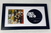 Why Don't We Band Signed The Good Times and the Bad Ones Framed CD x5 ACOA COA