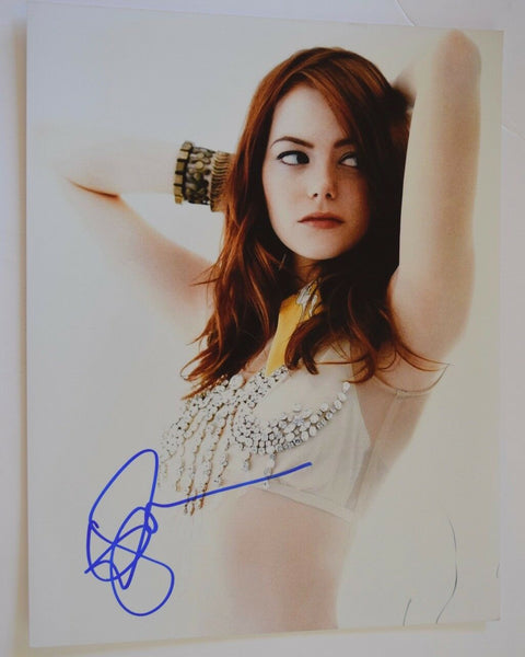 Emma Stone Signed Autographed 11X14 Photo La La Land Hot Sexy COA VD