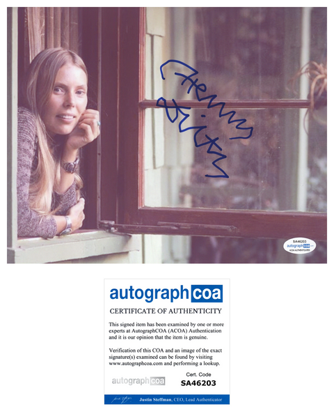 Henry Diltz Signed Autograph 8x10 Photo Joni Mitchell Rock Photographer ACOA