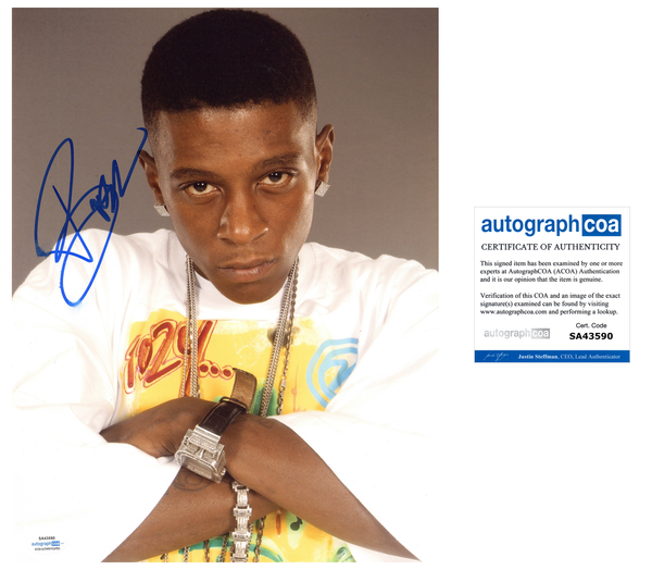 Lil Boosie Badazz Signed Autographed 11x14 Photo Hip Hop Rapper ACOA COA