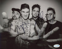 Walk The Moon Full Band Signed Autograph 8x10 Photo Nicholas Petricca ACOA COA