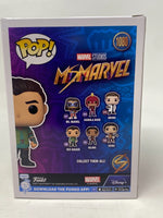 Aramis Knight Signed Funko Pop Ms. Marvel Red Dagger #1080 Autograph Beckett COA