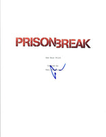 Dominic Purcell Signed Autographed PRISON BREAK Pilot Episode Script COA VD
