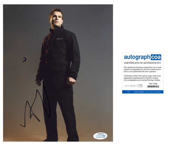 Alex Russell Signed Autograph 8x10 Photo S.W.A.T. SWAT Actor Jim Street ACOA COA