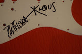 Dead Kennedys Signed Autographed Guitar Pickguard D.H. Peligro & Klaus Flouride