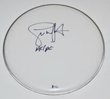 Simon Wright Signed Autographed 12" Drumhead AC/DC Beckett BAS COA