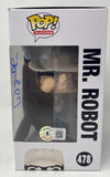 Christian Slater Signed Mr. Robot Funko Pop #478 Autograph Beckett COA