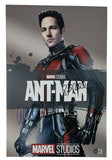 Paul Rudd & Evangeline Lilly Signed Ant-Man Movie Poster 12x18 Autograph BAS COA