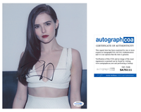 Zoey Deutch Signed Autographed 8x10 Photo The Politician Sexy Actress ACOA COA