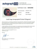 Lady Gaga Signed Autographed Full Size Acoustic Guitar ACOA COA