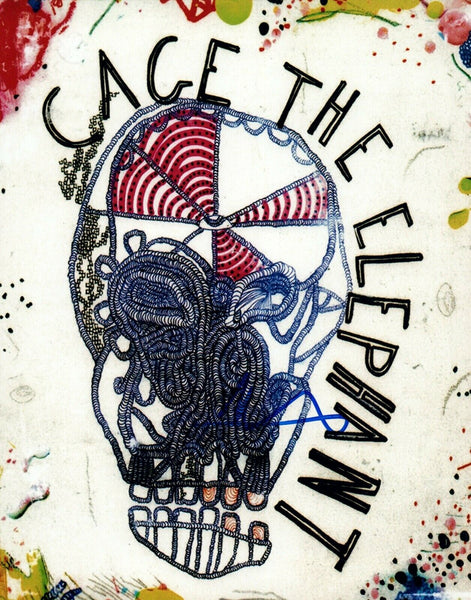 Matt Shultz Signed Autographed 8x10 Photo Lead Singer of Cage The Elephant COA