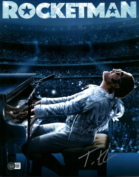 Taron Egerton Signed Autographed 11x14 Photo Rocketman Elton John Beckett COA