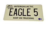 Mel Brooks Signed Autographed Spaceballs Eagle 5 License Plate Beckett BAS COA