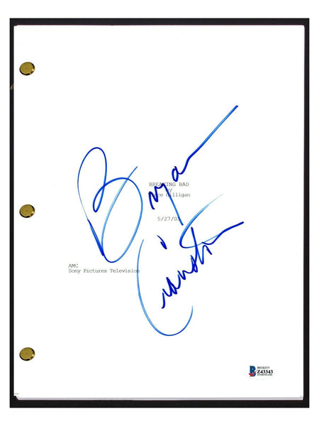 Bryan Cranston Signed Autographed Breaking Bad Pilot Episode Script Beckett COA