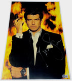 Pierce Brosnan Signed Autographed 12x18 Photo Poster James Bond 007 Beckett COA
