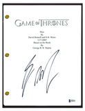 George RR Martin Signed Autographed Game of Thrones Pilot Script Beckett BAS COA