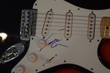 Ray Davies The Kinks Signed Autographed Black Electric Guitar B