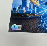 Ben Schwartz Signed Autograph Sonic The Hedgehog 12x18 Movie Poster Beckett COA