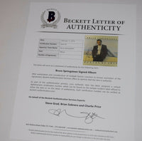 Bruce Springsteen Signed Autograph & Sketch TUNNEL OF LOVE Record Album BAS COA
