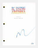 Nicolas Cage Signed Autographed Raising Arizona Movie Script Screenplay ACOA COA
