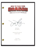 Dean DeBlois Signed HOW TO TRAIN YOUR DRAGON THE HIDDEN WORLD Movie Script COA
