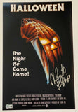Nick Castle Signed Halloween 1978 11x17 Movie Poster Michael Myers Beckett COA
